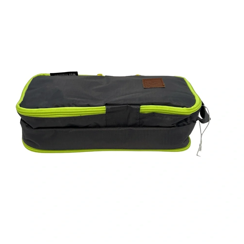 Well Traveled Toiletry Bag for Makeup, Shaving Kit, Cosmetics, Electronics Case